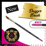 The Face Painting Shop 1-4 Inch Dagger Brush